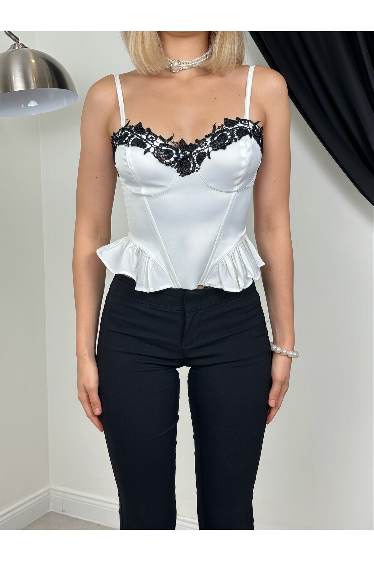 WHITE 20533 BLOUSE
