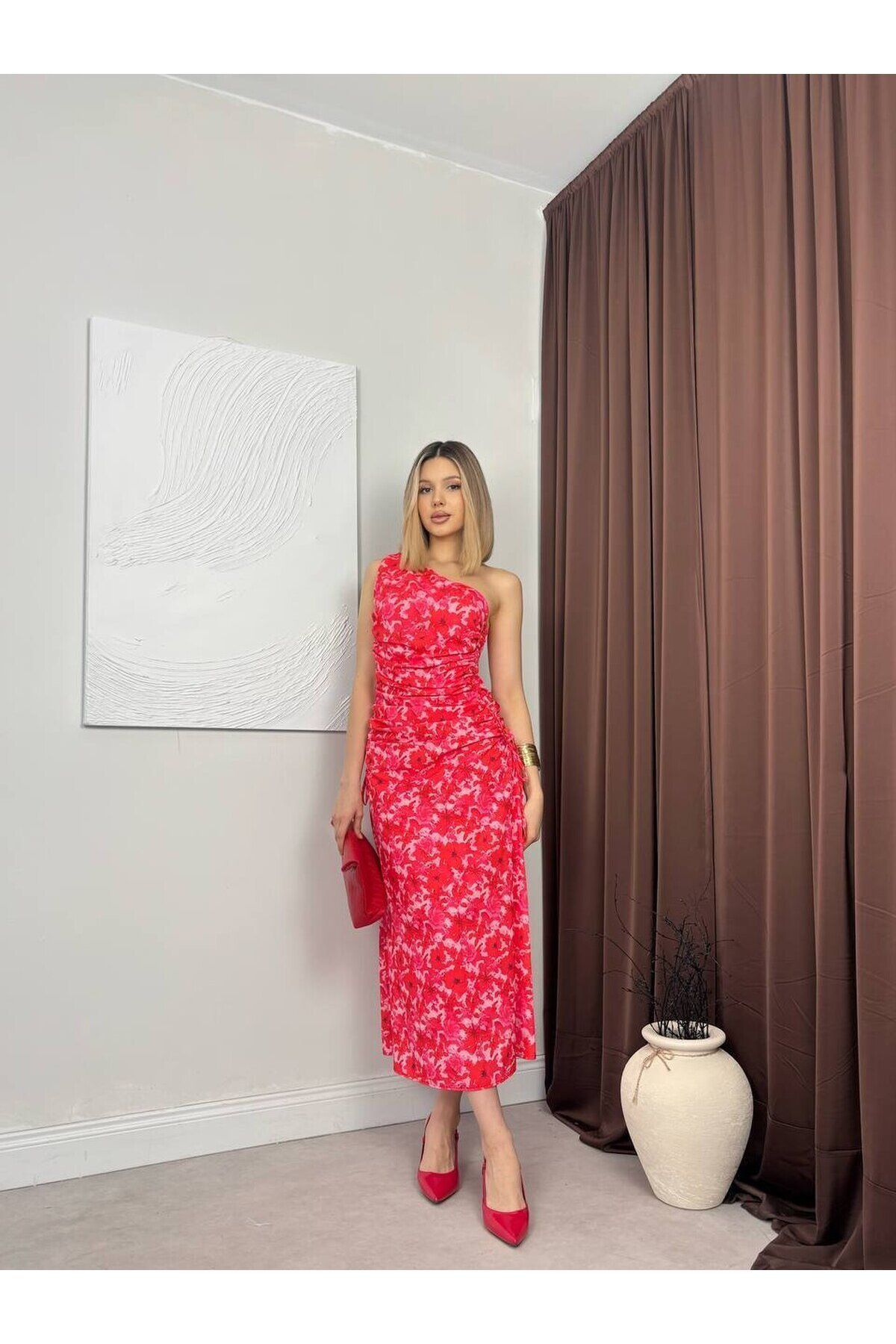 PATTERNED 20462 DRESS