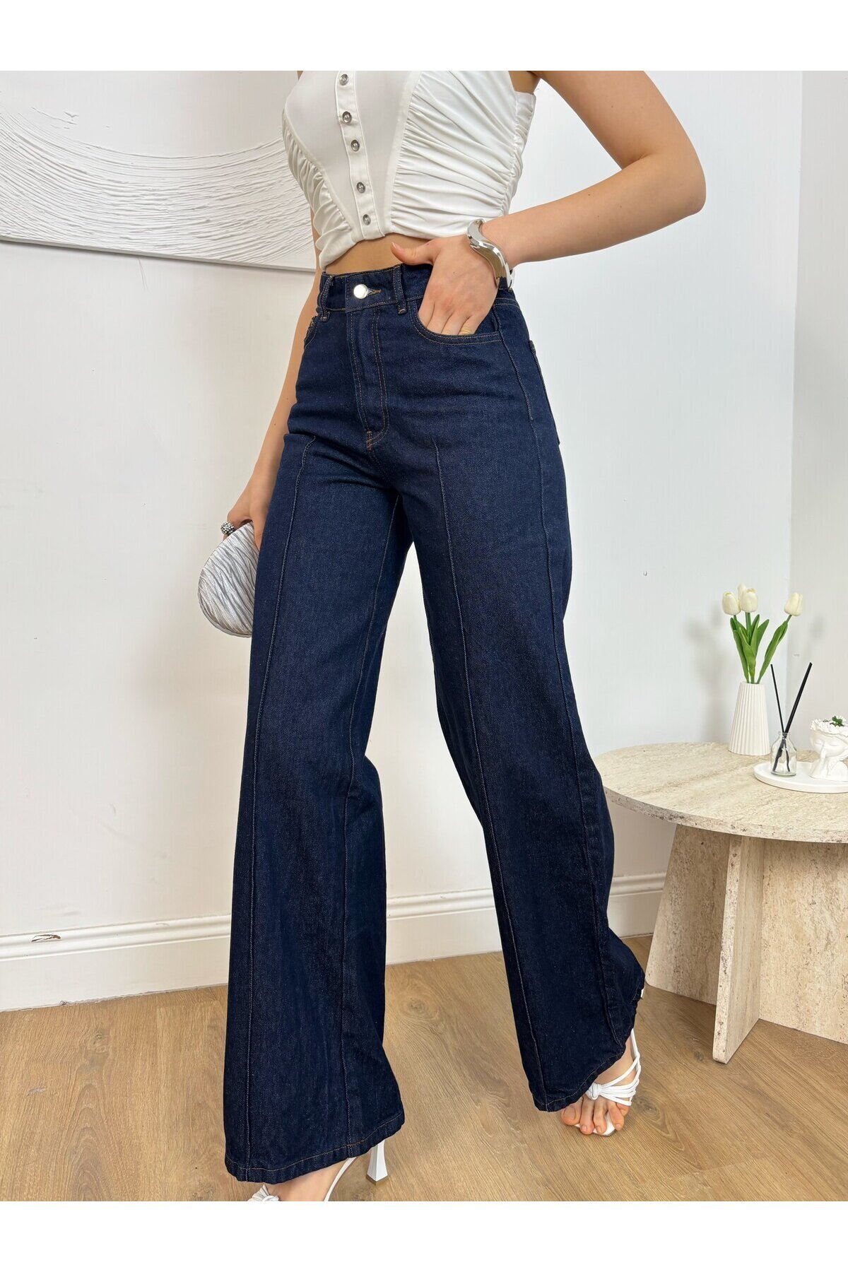 LACİVERT 30066 PANTOLON
