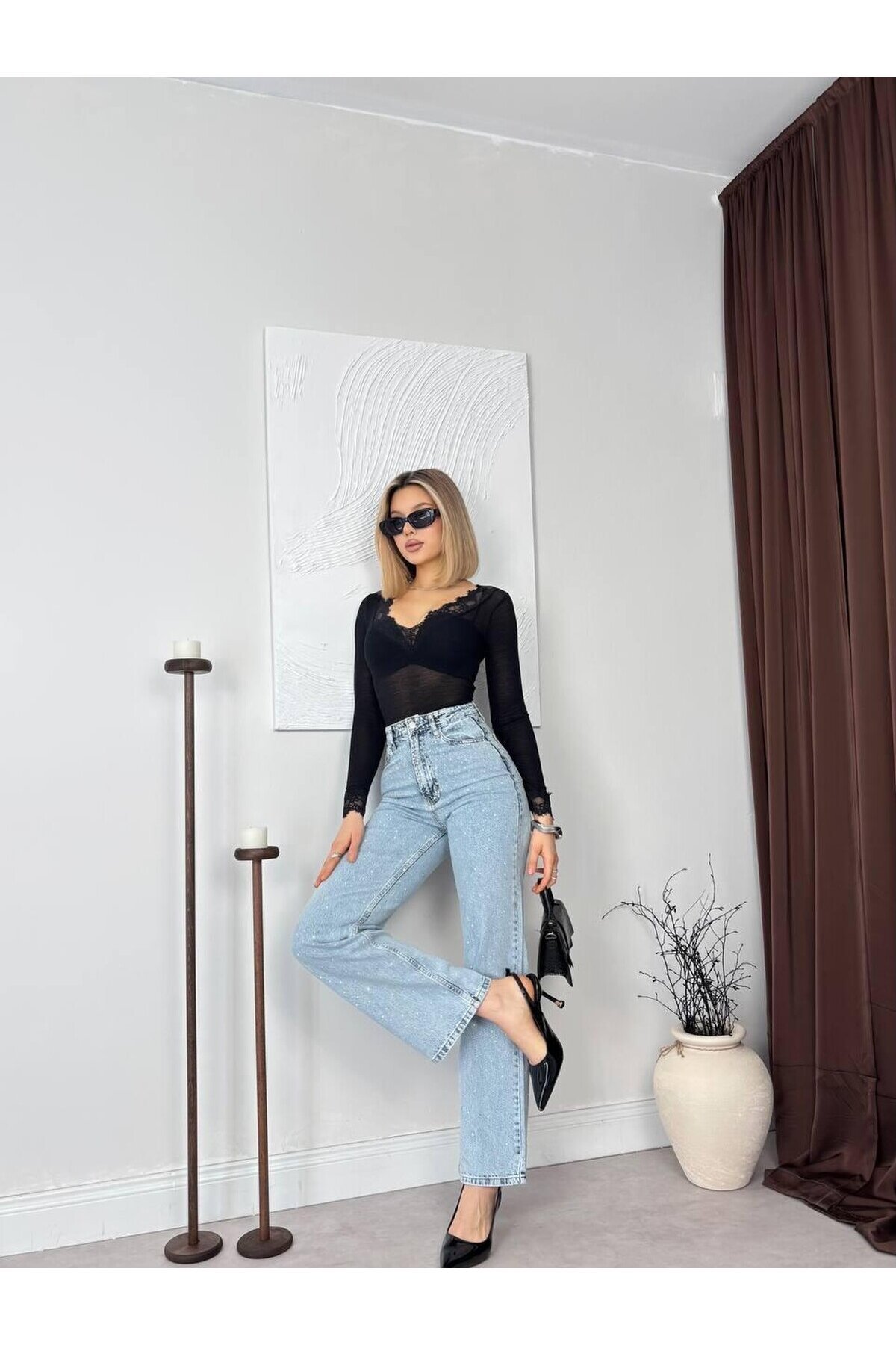 BLUE 30091 PANTS