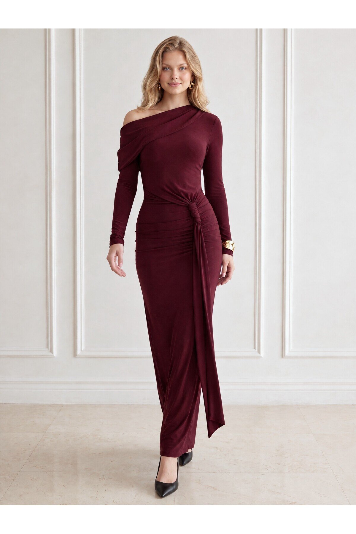 MÜRDÜM 20720 MAXİ ELBİSE