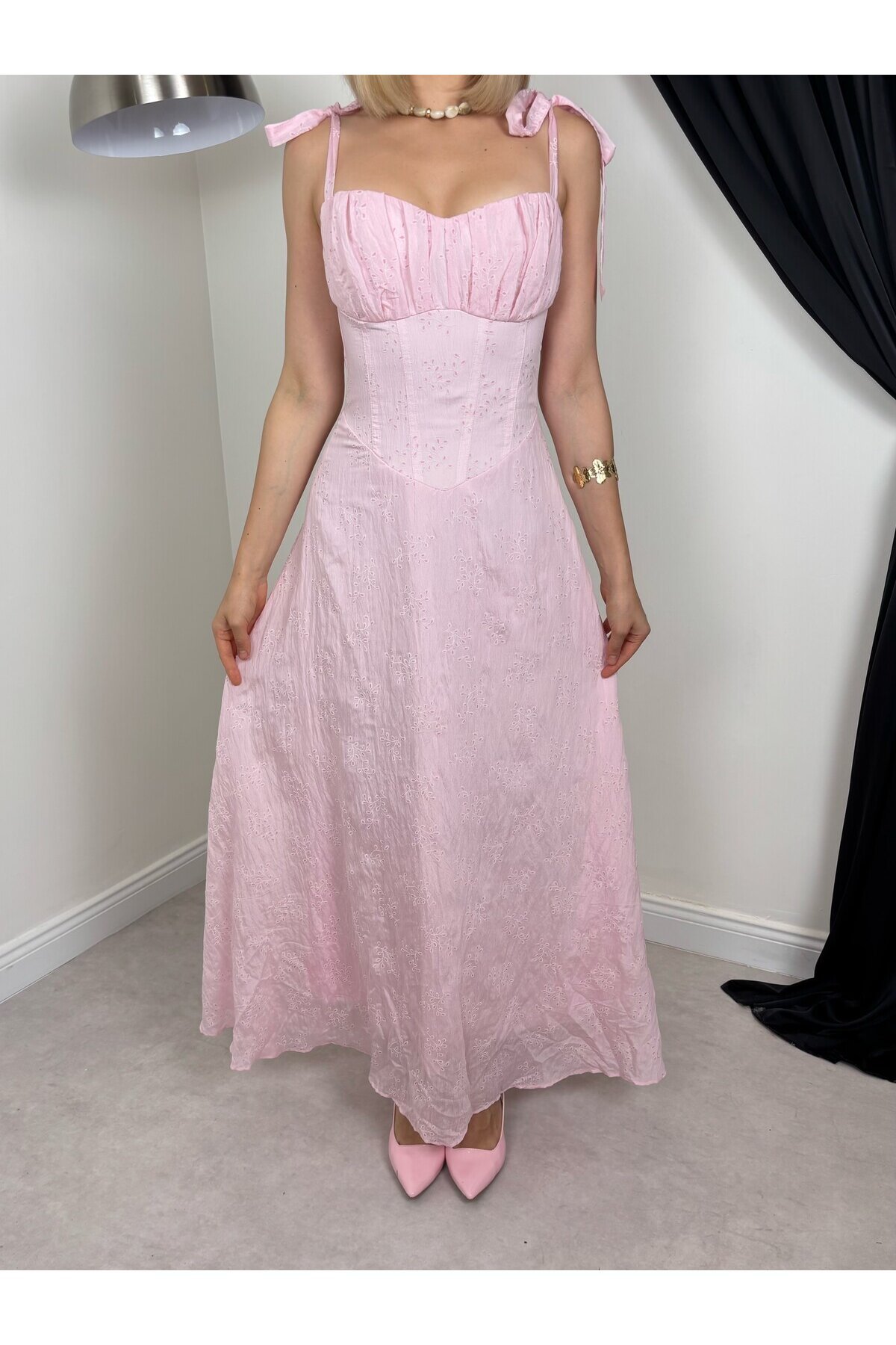 pembe 20433 ELBİSE