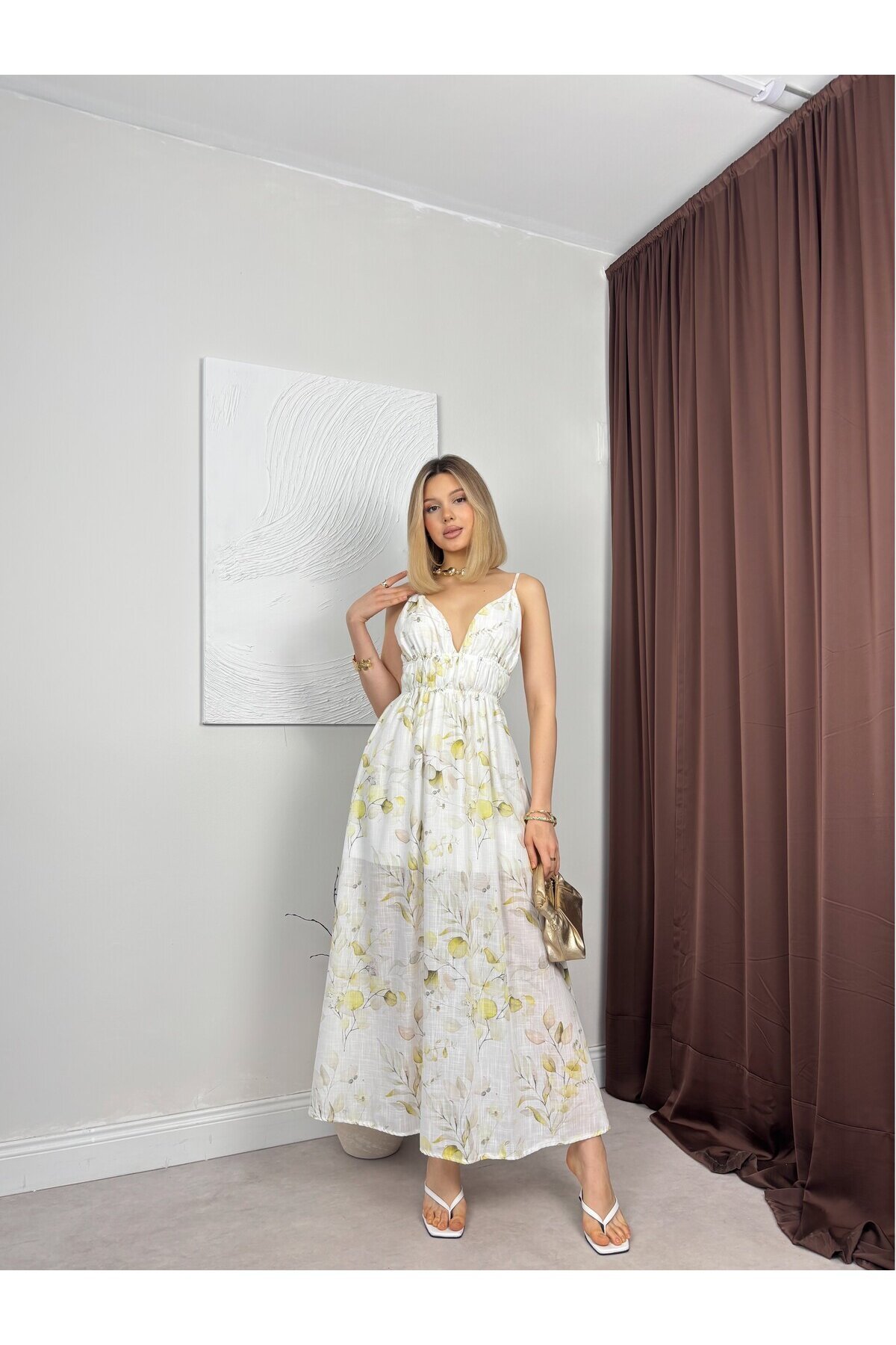 SARI 1185 ELBİSE