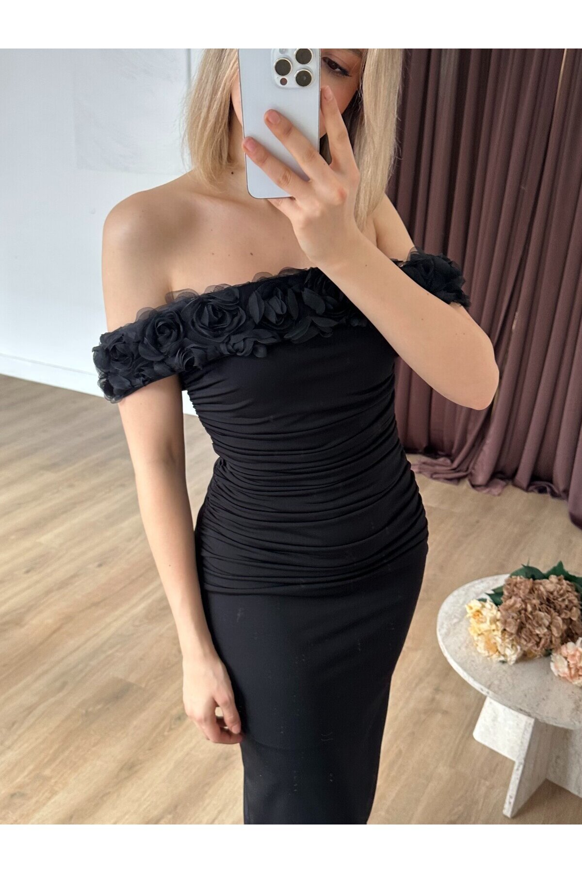 ЧЁРНЫЙ 1078 ПЛАТЬЕ