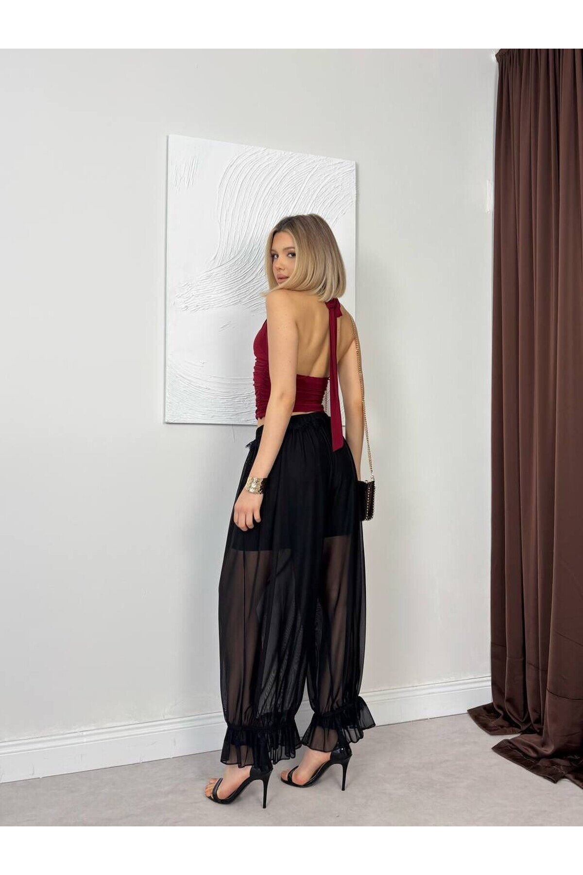 BLACK 20335 PANTS