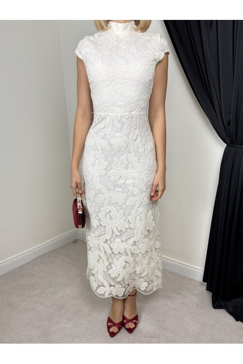 BEIGE 20661 DRESS