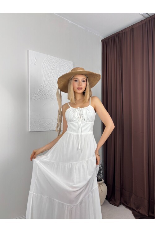BEYAZ 1148 ELBİSE