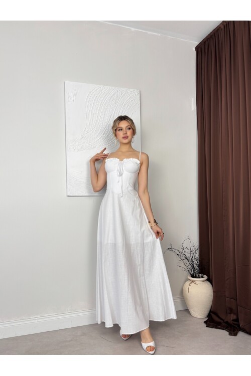 BEYAZ 1193 ELBİSE