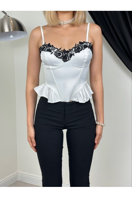 WHITE 20533 BLOUSE