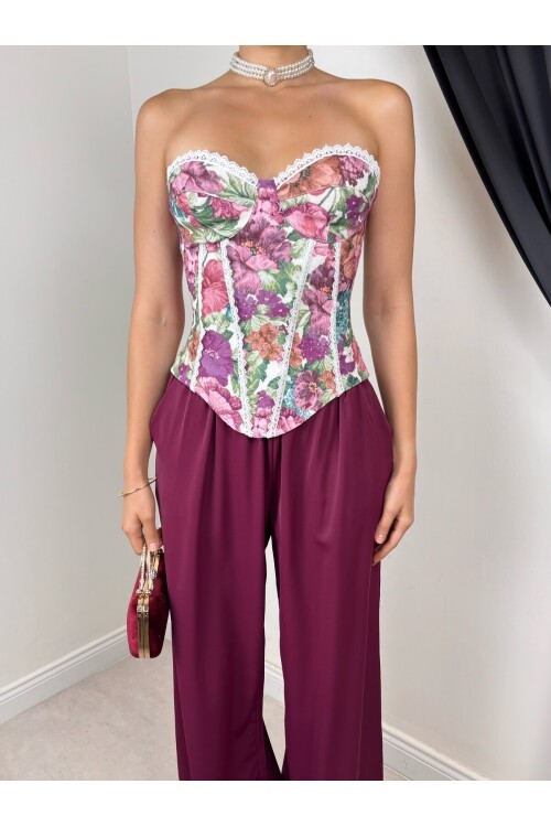 BORDO 20555 BLUZ