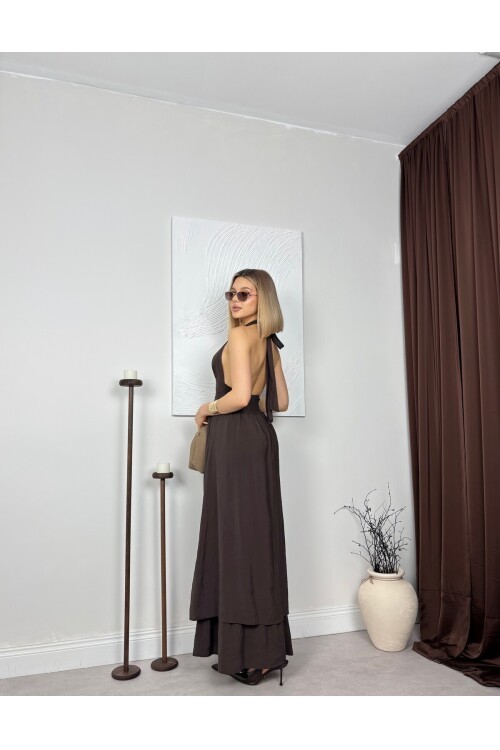 KAHVE 12013 ELBİSE