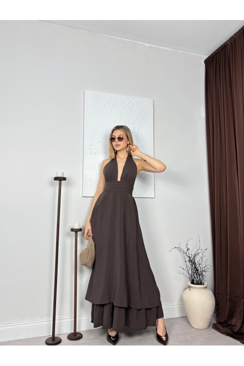 KAHVE 12013 ELBİSE