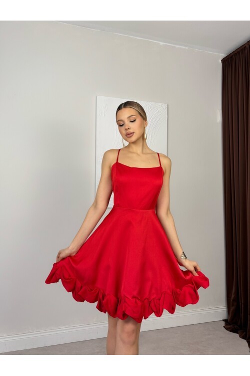 KIRMIZI 1129 ELBİSE