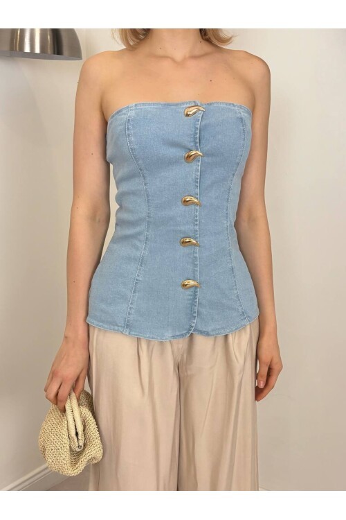 BLUE 30141 BLOUSE