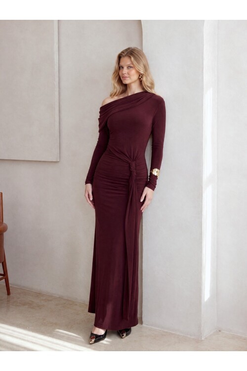MÜRDÜM 20720 MAXİ ELBİSE