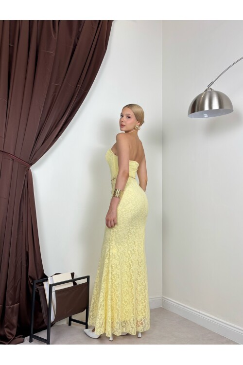 SARI 20388 ELBİSE