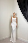BEYAZ 20590 ELBİSE