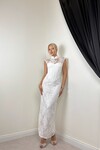 WHITE 20606 DRESS