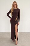 KAHVE 20725 ELBİSE