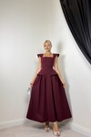 PLUM COLOR 20656 DRESS