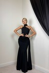 SIYAH 20607 ELBİSE