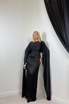 SIYAH 20644 ELBİSE